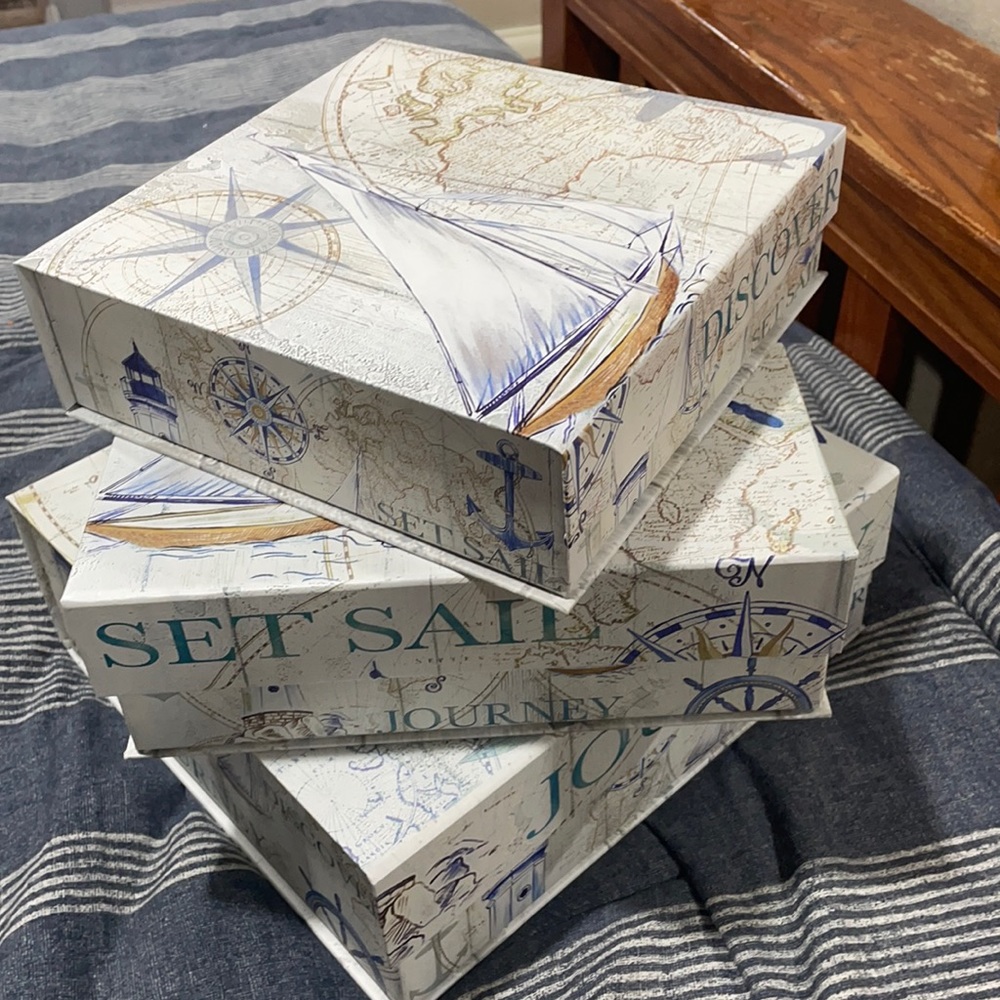 Picture Boxes set of 3
